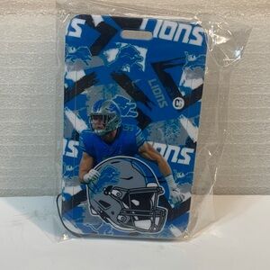 NFL Detroit Lions🦁 Blue and Black 🆔 Landyard/Keychain 🔑